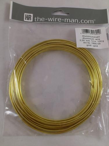 Aluminium wire gold 2mmx12m